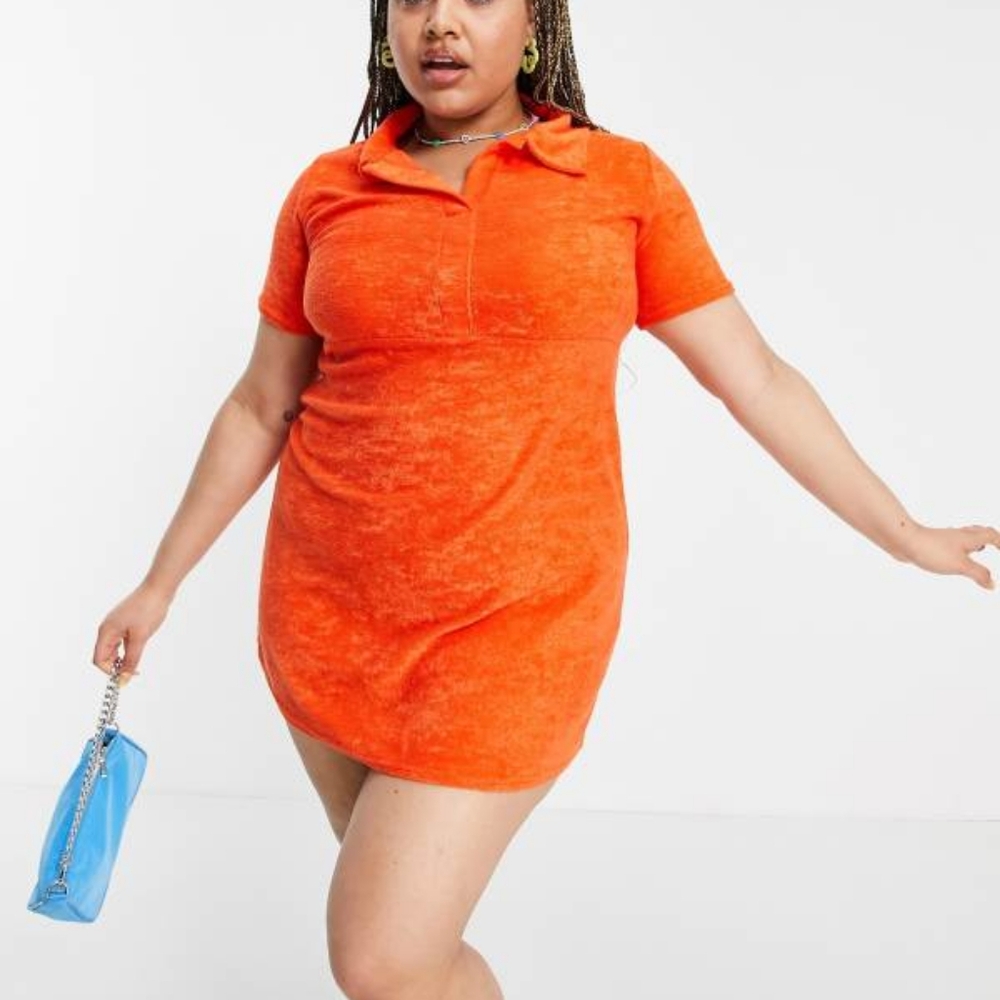 ASOS Curve Terry Tennis Dress